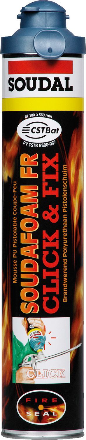 BRANDWEREND PU SCHUIM SOUDAFOAM FR.CLICKFIX 750ML