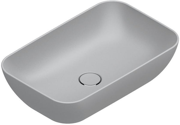 Opbouwlavabo Green catalano cataglaze+ 60X38 H15 zonder overloop cemento satinato