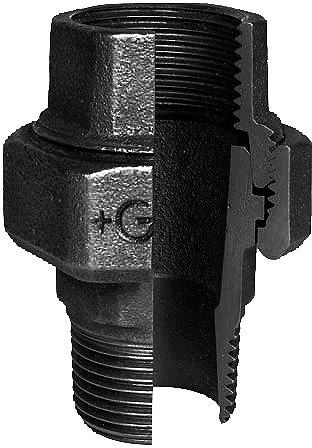 Gas union rechte koppeling gf Mf Nr 341 2"