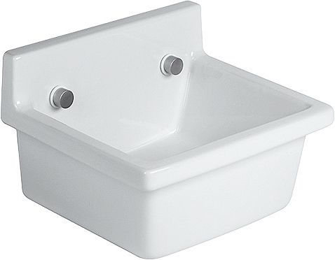 Uitgietbak STARCK3 Duravit 480X425MM zonder overloop wit
