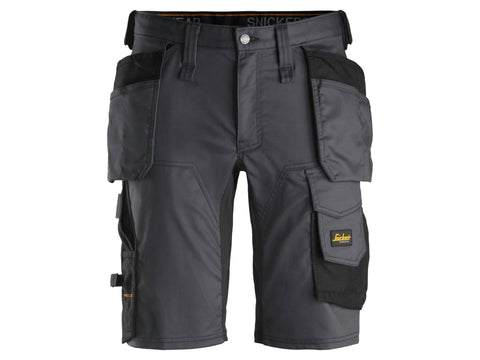 2-Way Stretch werkshort met holsterzakken 46 grijs