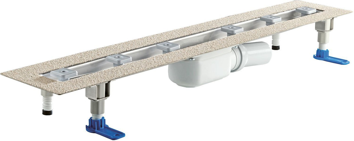 Vloergoot+put ceraline Plan new 90CM inox
