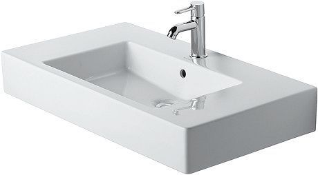 Meubelwastafel vero Duravit 105CM +kraangat wit