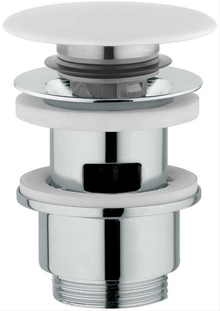 Design clic krepine nobili 5/4" rond met overloop porselein