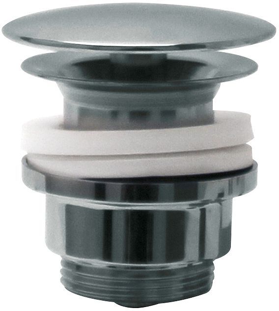 CREPINE DESIGN NOBILI 5/4" RONDE AVEC TROP-PLEIN CHROME