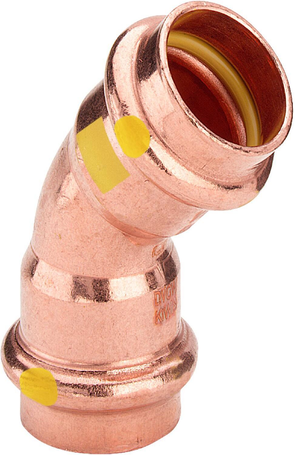 Elleboog 45°FF 18MM profipress gas Viega
