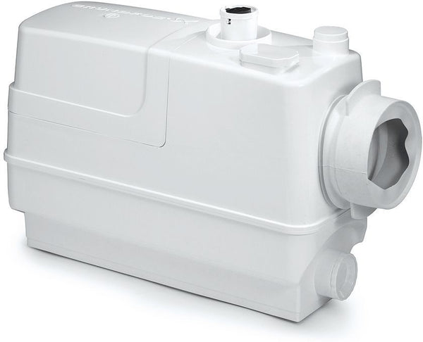 VERGRUIZER SOLOLIFT2 CWC3 GRUND.ZIJAANSL V.HANGTOILET + 3 AANSL.(URINOIR/LAVABO/BIDET/DOUCHE)