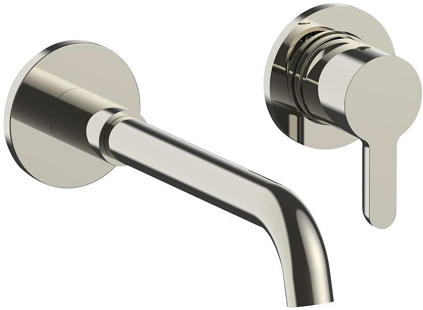Afwerkset 1 greep menkgraan lavabo icona classic fantini 200MM polished nickel pvd