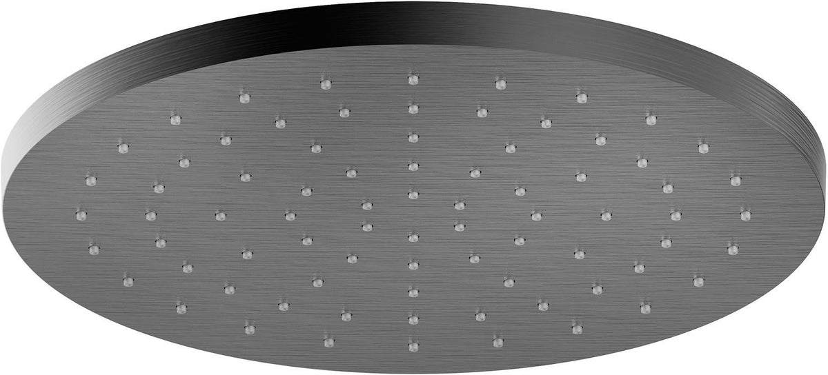 Hoofddouche universeel nobili 250MM zonder ARM grafite geborsteld