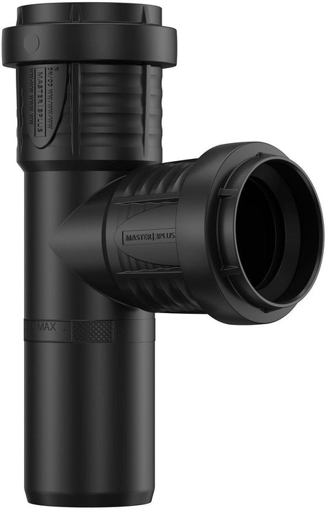 T PP 90°MFF 32-32MM zwart, raccords pp — SKU DESCO-177911