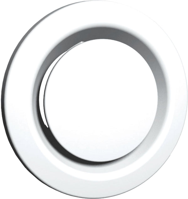 BOUCHE D'EXTRACTION ET DE PULSION REGLABLE S&P 125MM BLANCHE