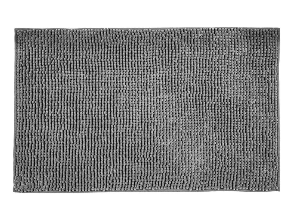 Allstar Chenille badmat 50x80 cm grijs antraciet