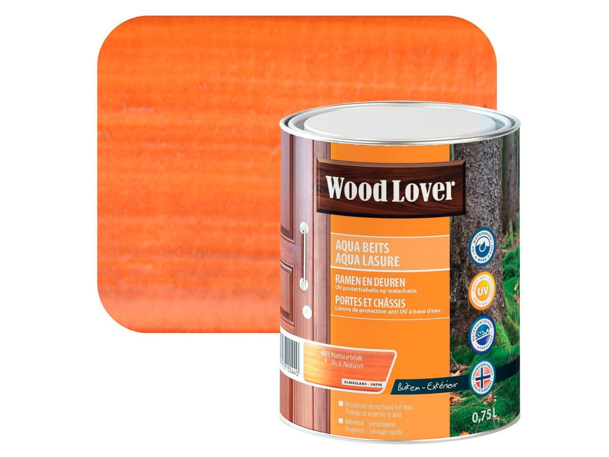 Wood Lover Aquabeits 0,75l natuurteak #603