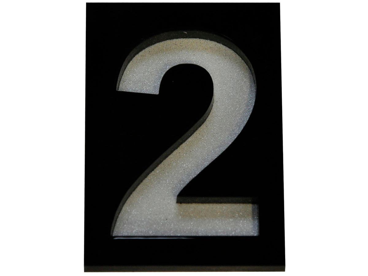 Cijfermodule nummer 2 5x7 cm