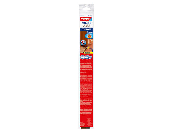 Tesa Comfort dorpelstrip 1m 4cm aluminium bruin