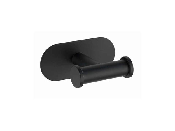 Wenko Duo Turbo-Loc Orea handdoekhaakje 7cm zwart