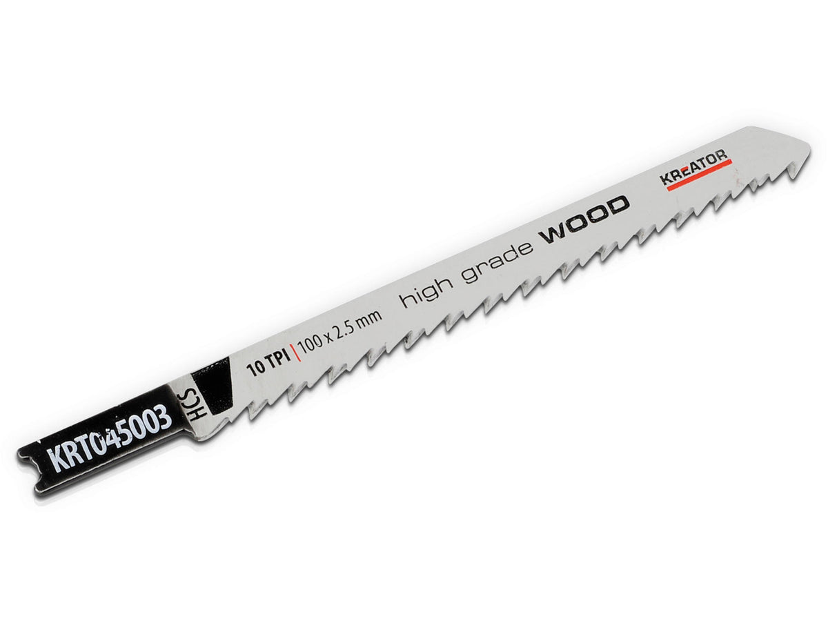 Kreator KRT045003 decoupeerzaagblad U HCS 100mm hout 2 stuks