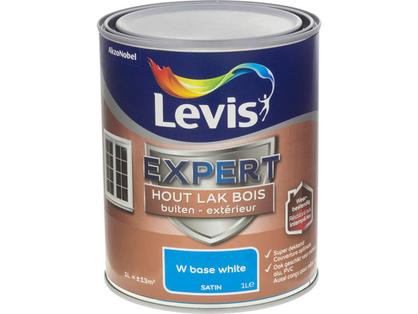 Levis Lak Expert satijn 1l wit
