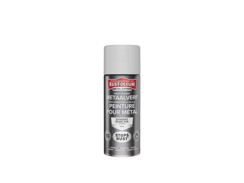 Rust-oleum Metal Expert metaalverf hoogglans 0,4l zuiver wit, lakken — SKU COLOS-997624, EAN 5413436071370