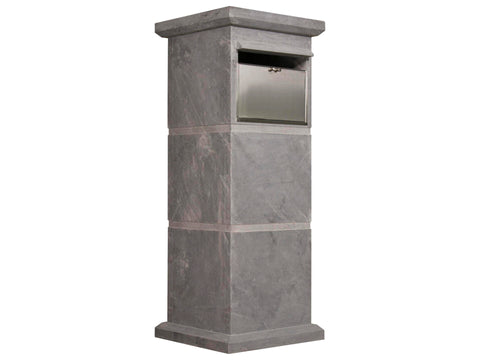 De Witte Model 56 pakketbrievenbus blauwe hardsteen, brievenbussen — SKU COLOS-874184, EAN 5425021184990