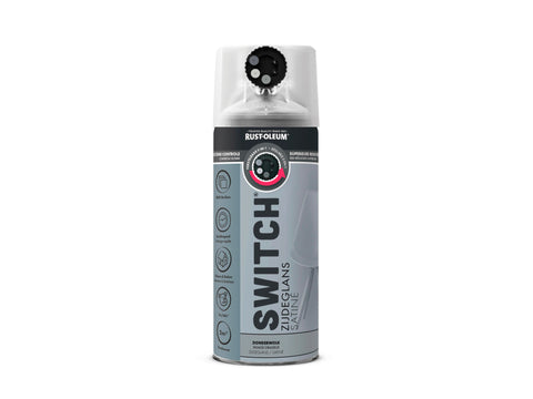 Rust-oleum Switch spuitlak donderwolk zijdeglans 400ml, lakken — SKU COLOS-1111372, EAN 5413436189327