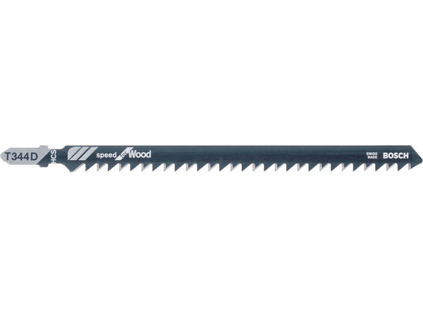 Bosch Professional T 344 D Speed for Wood decoupeerzaagblad HCS 152mm hout 5 stuks