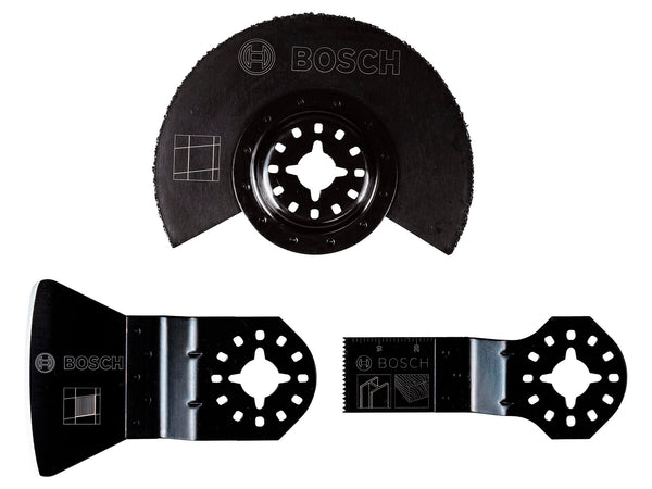 Bosch Tegelset voor multitool 3 stuks