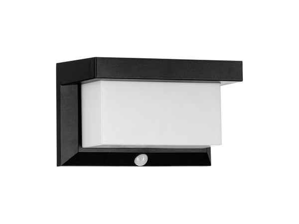 Eglo Utrera LED wandlamp solar 4W met bewegingssensor zwart