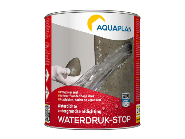 Aquaplan Waterdruk-Stop 1kg grijs