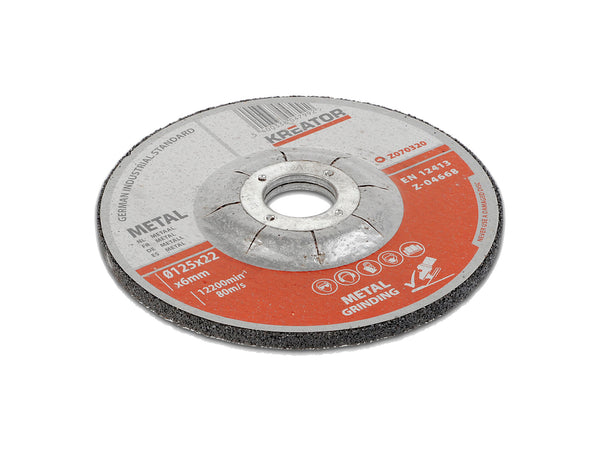 Z070320 meule d'ébarbage métal 125x6x22 mm