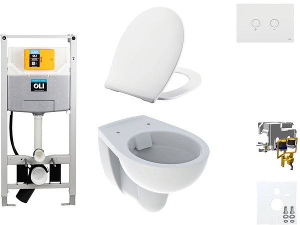 WALLFIX OLI HANGWC BASTIA RIMFREE PRESSALIT T SOFT-CLOSE + LIFT-OFF BLINK WIT