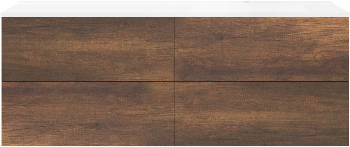 ONDERBOUW COFFEE 4 LADES 160 EIK.DEC.ROEST+WASTAFEL RECHTS MAT WIT