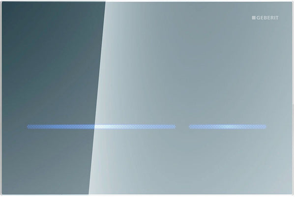 Duwplaat SIGMA80 Geberit touchfree spiegelglas