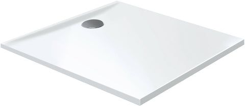 Doucheplaat Newforce 90x90x3,5 cm, Solid mat wit — SKU DESCO-160125