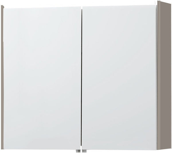 Spiegelkast Molto 81CM met verlichting ledline poedergrijs