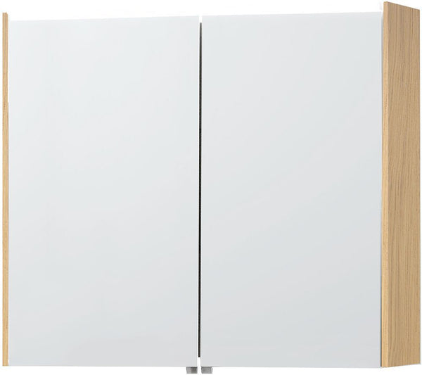 SPIEGELKAST MOLTO 81CM MET VERLICHTING LEDLINE EIK BRONS