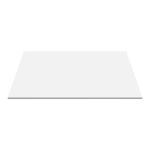Veroni Solid Surface wastafelblad consoleblad 100 cm - Wit