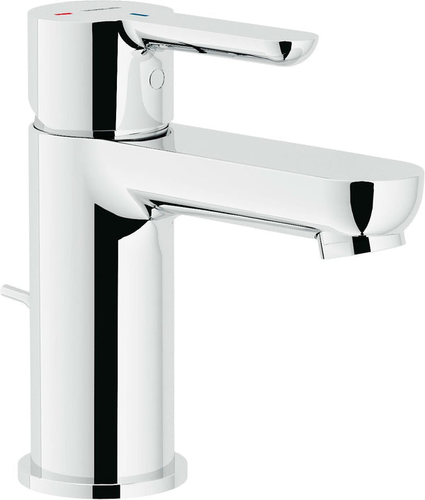 1 Greep mengkraan lavabo coldstart abc met automatische sluiting chroom