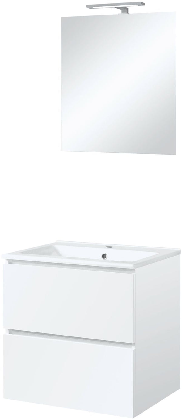 MEUBEL ICE SOLO SPIEGEL MET VERLICHTING 60CM WIT GLANS