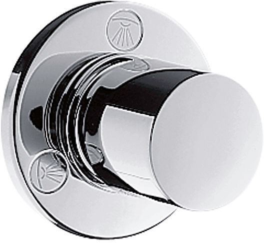 Afwerkset S trio-top/quattro omsteller Hansgrohe chroom