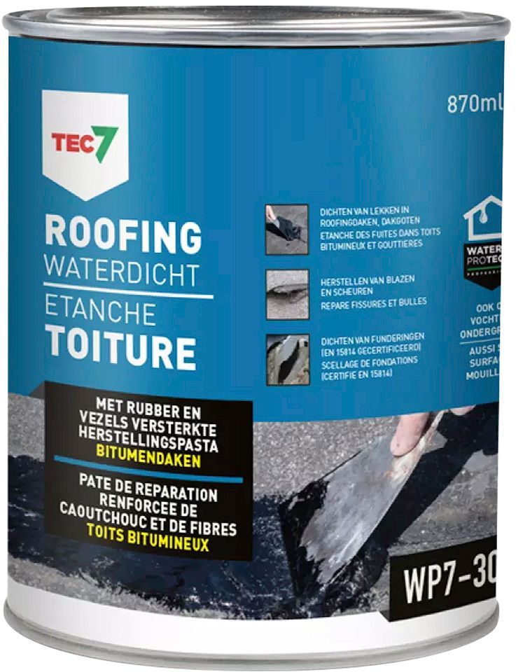 Dakherstellingspasta WP7 roofing waterdicht bus 870ML