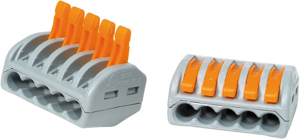 RACCORD WAGO5x4MM PAQUET=10