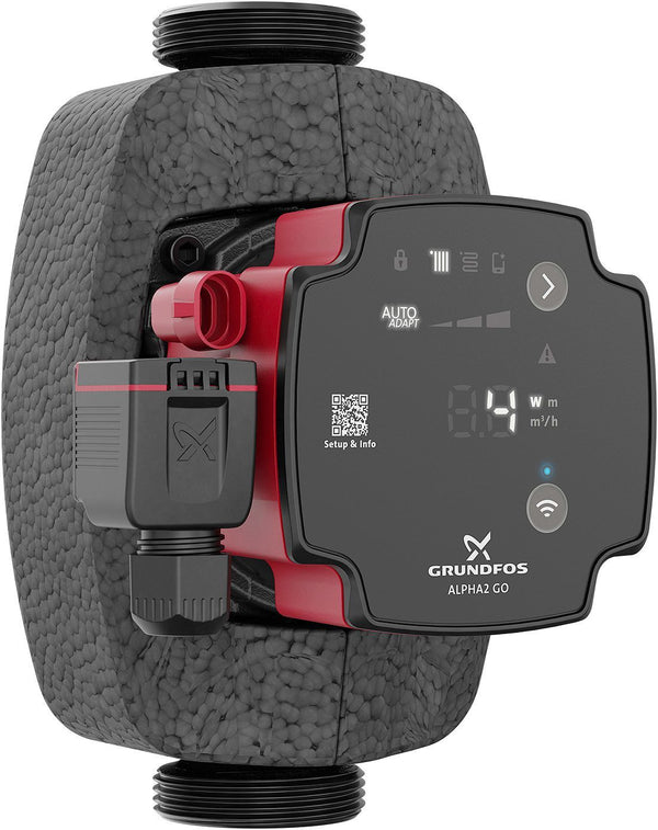 CV circulator ALPHA2 Go 25-40 Grundfos L180 6/4"