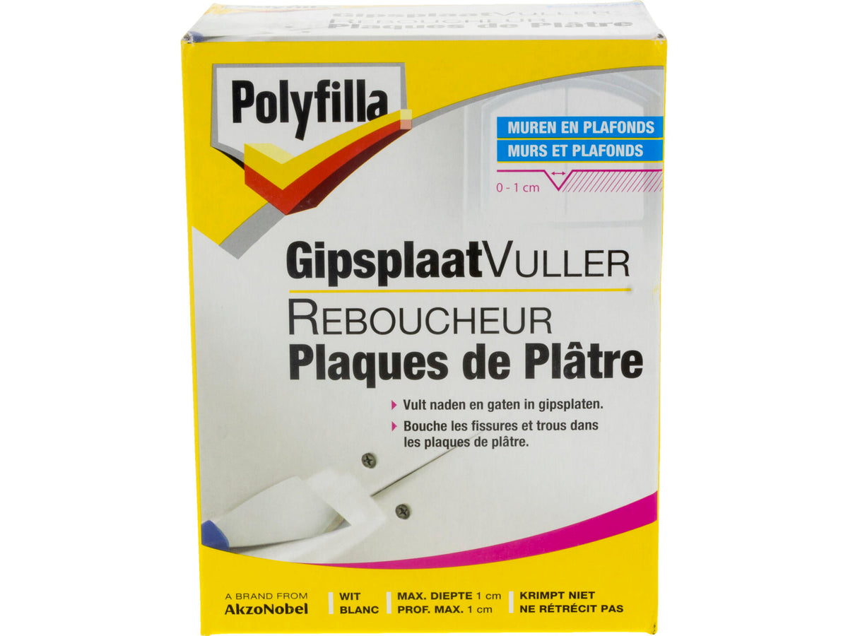 Polyfilla gipsplaatvuller poeder 750g wit
