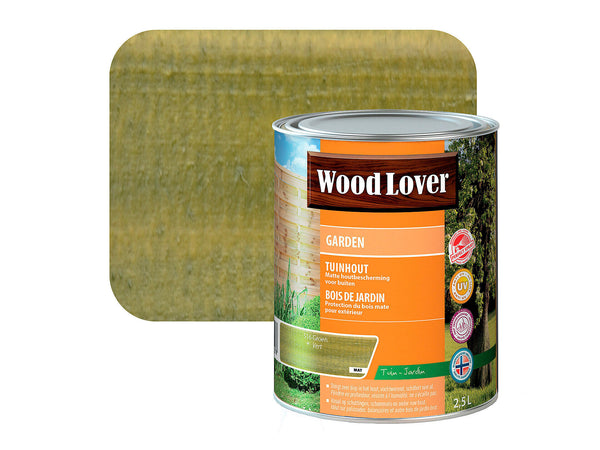 Wood Lover houtbescherming 2,5l groen #516
