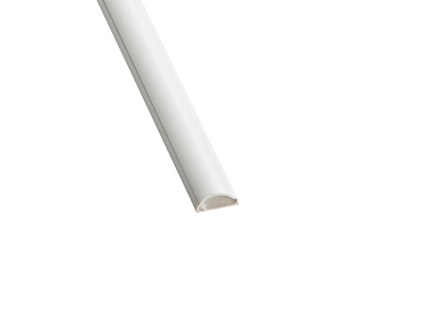 D-Line kabelgoot halve cirkel 16x8 mm 2m wit