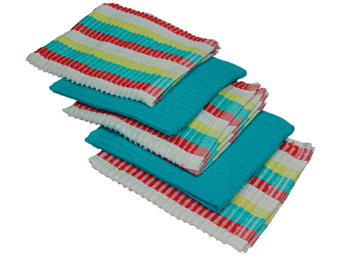 katoenen vaatdoek 34x34 cm 5 stuks, poetsgerief — SKU COLOS-866600, EAN 5412276235782