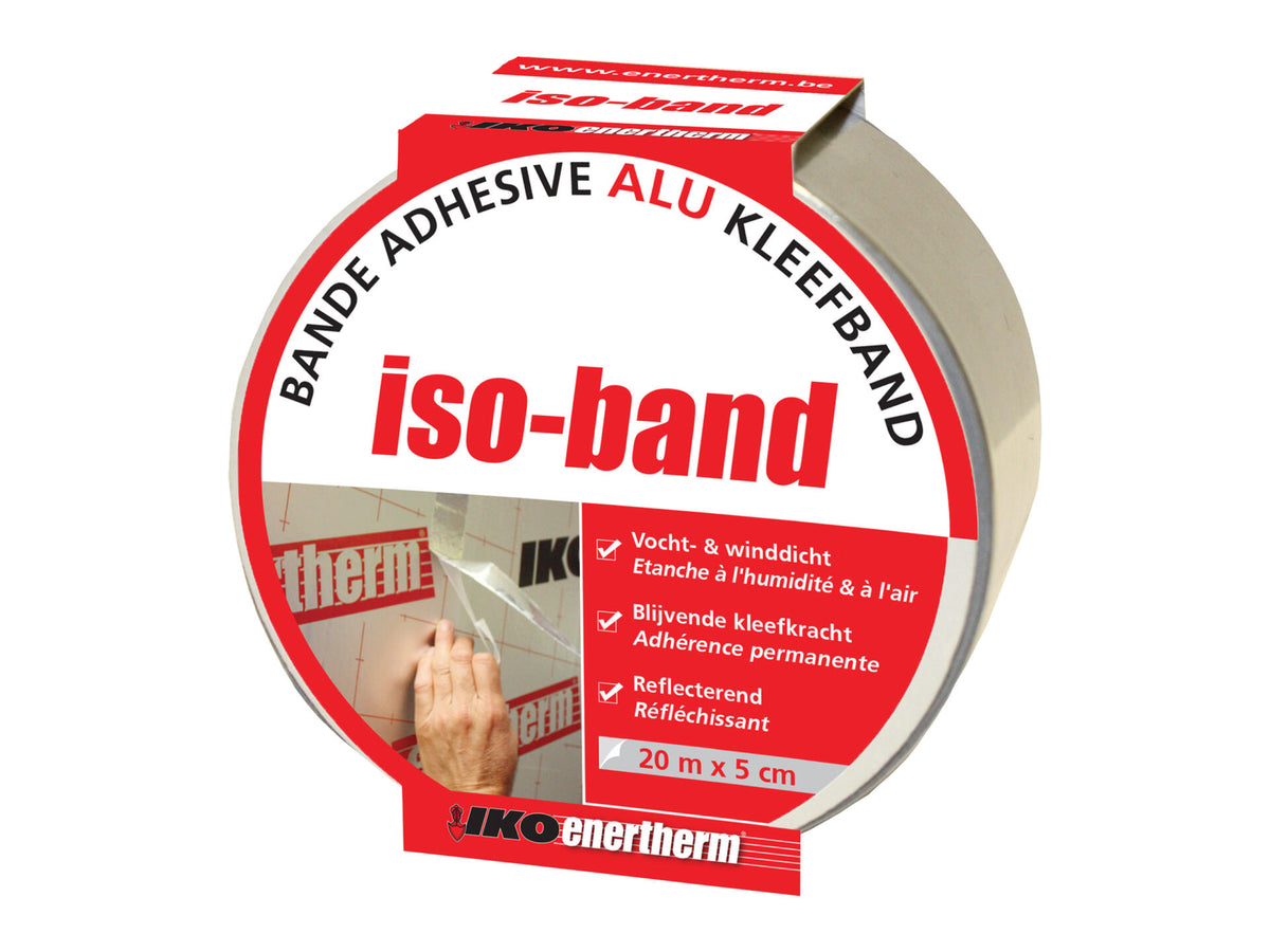 Iko Enertherm kleefband 20m x 50mm aluminium