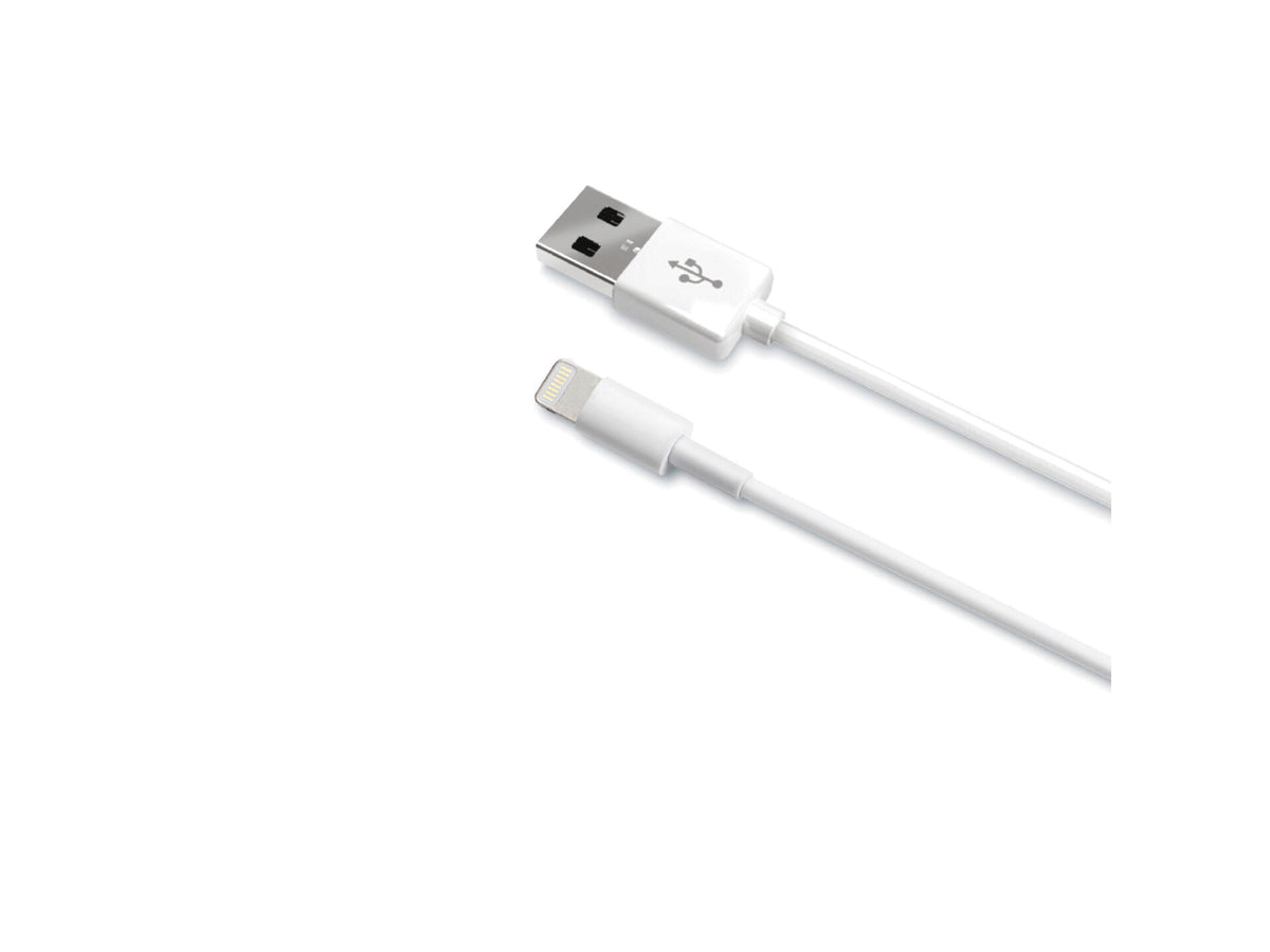Celly llightning micro-USB kabel 1m wit