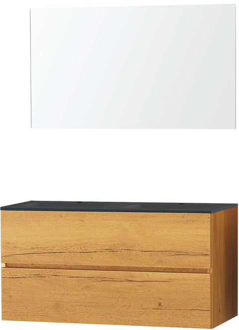 Meubel Molto eik gold 120 bleu belge spiegel